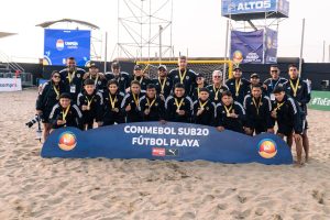 Venezuela logra inédito podio continental en el Sudamericano Sub-20 de Fútbol Playa