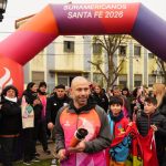 La Antorcha Suramericana avanza por Santa Fe tras el relevo encabezado por Javier Mascherano