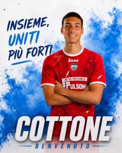 Barquisimeto Sport Club oficializa la cesión de Mariano Cottone al fútbol italiano