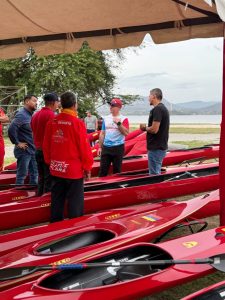 Selección Nacional de Canotaje recibe dotación de alta competencia en el Embalse Dos Cerritos